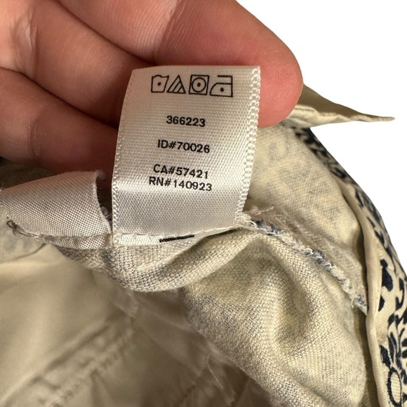 Loft Julie The Riviera geometric print crop Capri pants women’s 4 Ann Taylor - Picture 8 of 12